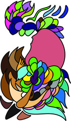 abstract floral background