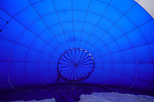 Blue Hot Air Balloon