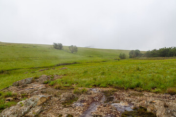 Landscape in northern Swasiland, Hhohho Province, southern Africa