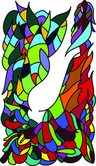 abstract floral background