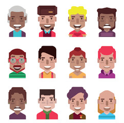 Collection of avatars ( 324 Man and woman Characters )