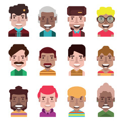 Collection of avatars ( 324 Man and woman Characters )