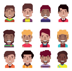 Collection of avatars  (  Man and woman Characters )