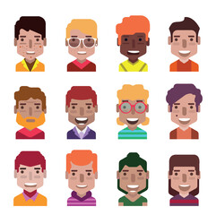 Collection of avatars ( 324 Man and woman Characters )