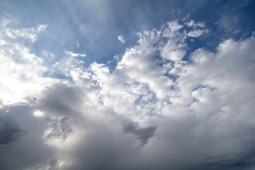 Clouds on the sky as a background.