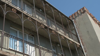
Elements and details of the facade of buildings in Russia