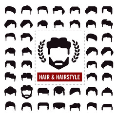 Man hair, Woman , vector hairstyle - vector
Use for avatars