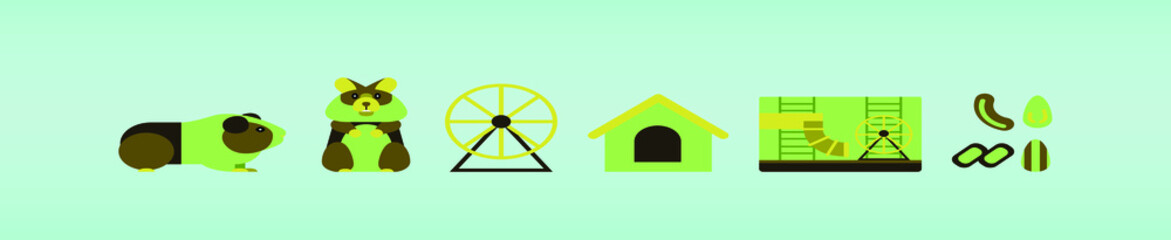 cute hamster icon. vector illlustration