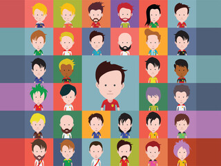 Collection of avatars