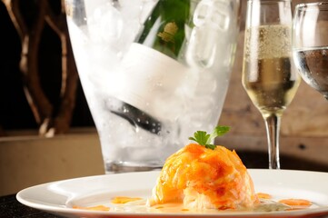 Cavaquinha Grelhada ao Molho de Foie Gras