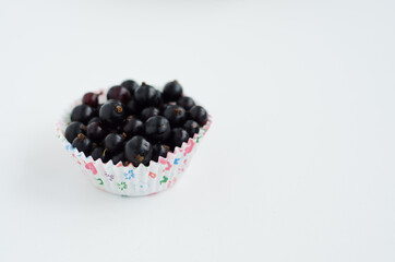blueberries in a cup