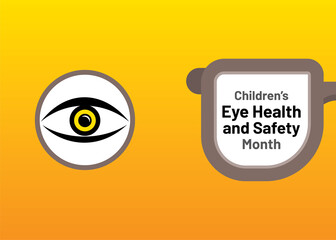 children's eye health and safety month