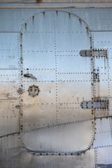 Old Aircraft Metal Covering tiles Texture