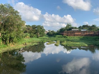 Fototapeta na wymiar Lac à Hué, Vietnam