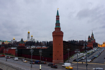 Moscow. Kremlin on Red Square. January
