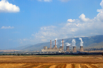 Agios Dimitrios power plant near Kozani in western Macedonia.