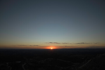 Sunset in the Mountains in Brazil