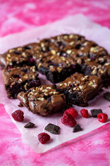 homemade chocolate cake