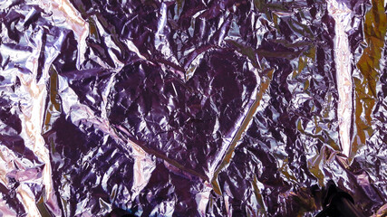 purple freud is arranged in the heart, the heart that uses Freud sheet is the art style, the heart shape, Freud abstract sheet, abstract metal sheet, glossy colored heart