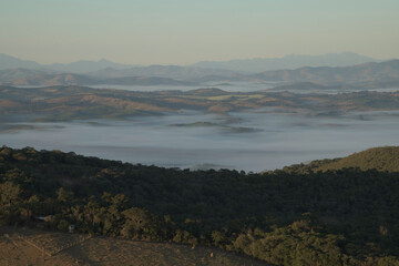 Fog in the Mountains in Brazil