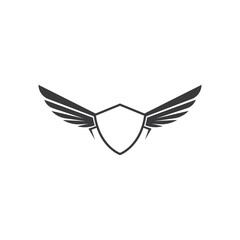 Naklejka na ściany i meble wings logo symbol icon vector illustration