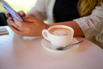 Working remotely from every point of the world, all you need is your phone and enjoy your cup of cappuccino