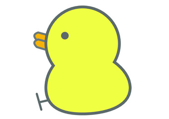 かわいいヒヨコのイラスト