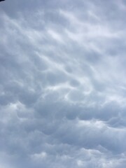 blue sky with clouds