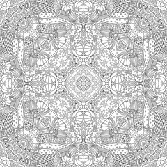Fototapeta premium Vector fantasy hand drawn seamless pattern
