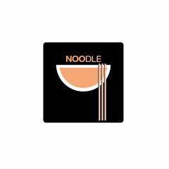 Noodles line icon , Restaurant icon , Ramen soups design