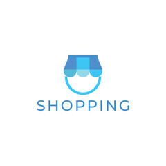 Online Shop logo designs template. Tag, Label, Store, Cart, Trolley.