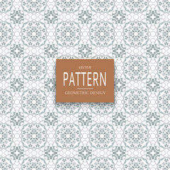 Seamless vector pattern. Background pattern in geometric ornamental style.