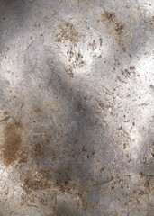 old crumpled aluminum sheet. texture or background