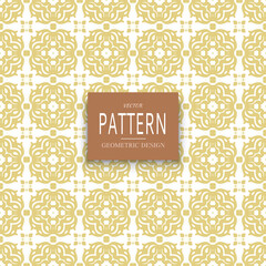 Seamless vector pattern. Background pattern in geometric ornamental style.