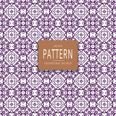 Seamless vector pattern. Background pattern in geometric ornamental style.