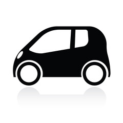 small car icon vector illustration