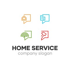 All In One Home Service Logo Idea
