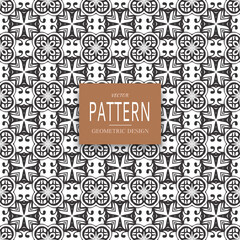 Seamless vector pattern. Background pattern in geometric ornamental style.