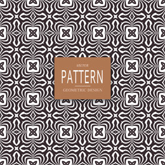 Seamless vector pattern. Background pattern in geometric ornamental style.