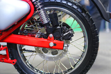 motorcycle disk brake with ABS system .