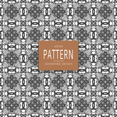 Seamless vector pattern. Background pattern in geometric ornamental style.
