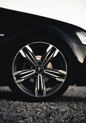wheel of car