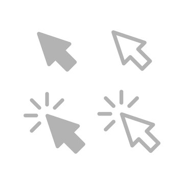 Cursor mouse pointer icon vector illustration EPS10