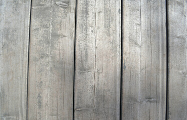 Grey wooden background with vertical non-painted boards of burlywood color. Vintage style 