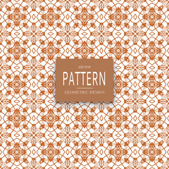 Seamless vector pattern. Background pattern in geometric ornamental style.