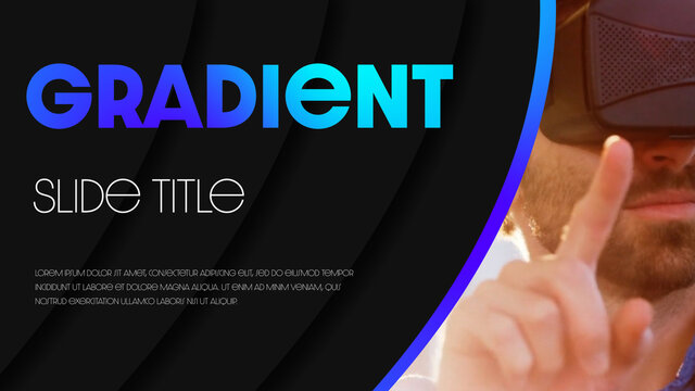 Gradient Slide Title