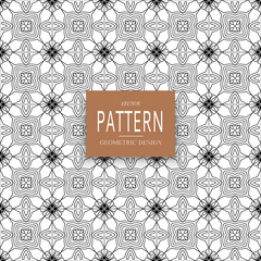 Geometric ornamental vector pattern. Seamless design.