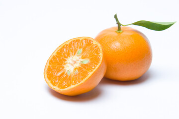 Fototapeta na wymiar Dancy Tangerine isolated on white background