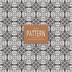 Geometric ornamental vector pattern. Seamless design.