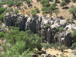 rocks in the mountains